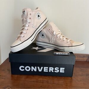 Converse A10632F CTAS Mid Pale Petal Egret Black Women’s US 11 Chuck Taylor
